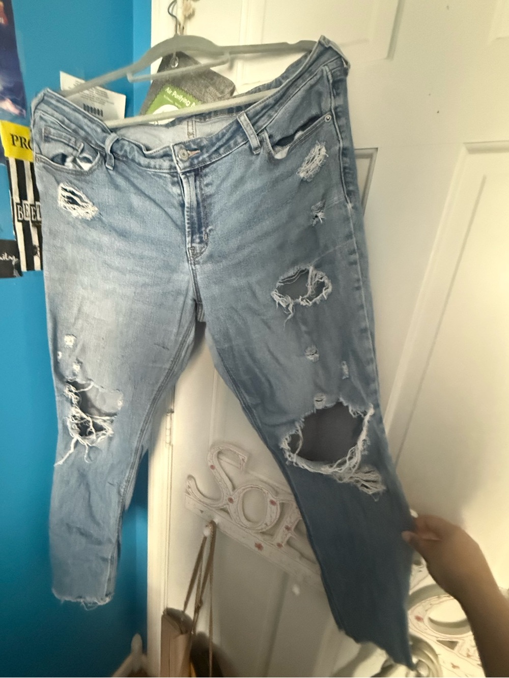 Light Blue Ripped Women’s Jeans
